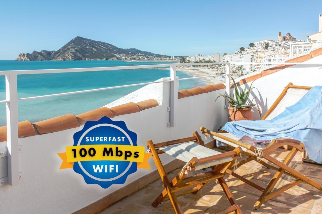 Escapada Romantica En Atico Frente Al Mar Con Piscina Apartment Алтеа Екстериор снимка